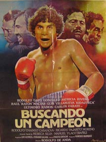 Item #55-2729 Buscando un Campeon. Movie poster. (Cartel de la Película). Raul Macias...