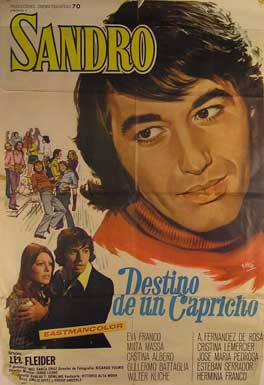 Item #55-2797 Destino de un Capricho. Movie poster. (Cartel de la Película). Eva Franco...