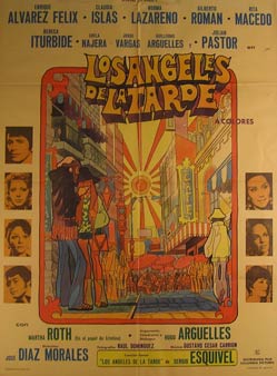 Item #55-2811 Los Angeles de la Tarde. Movie poster. (Cartel de la Película). Enrique Alvarez...