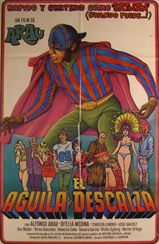 Item #55-2818 Aguila Descalza. Movie poster. (Cartel de la Película). Ofelia Medina...