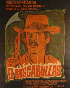 Item #55-2840 El Buscabullas. Movie poster. (Cartel de la Película). Héctor Suárez...