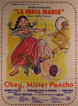 Item #55-2880 Okey, Mister Pancho. Movie poster. (Cartel de la Película). Carlos Bravo y....