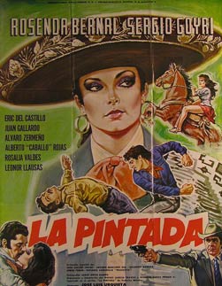 Item #55-2884 La Pintada. Movie poster. (Cartel de la Película). Sergio Goyri Dirección:...