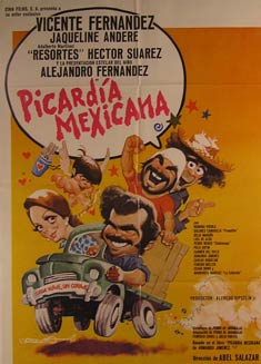 Item #55-2909 Picardia Mexicana. Movie poster. (Cartel de la Película). Jacqueline Andere...
