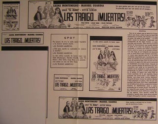 Item #55-2943 Les Traigo... Muertas! Movie poster. (Cartel de la Película). Agustin Bernal...