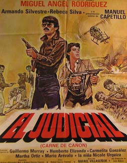 Item #55-2945 El Judicial (Carne de Canon). Movie poster. (Cartel de la Película). Armando...