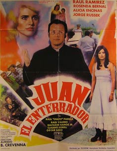 Item #55-2947 Juan el Enterrador. Movie poster. (Cartel de la Película). Rosenda Bernal...