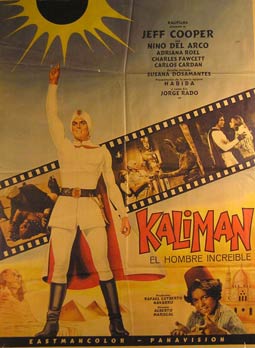 Item #55-2974 Kaliman: El Hombre Increible. Movie poster. (Cartel de la Película). Nino del Arco...