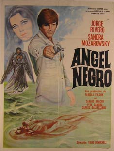 Item #55-2989 Angel Negro. Movie poster. (Cartel de la Película). Mónica Randall...