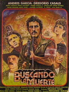 Item #55-2995 Buscando la Muerte. Movie poster. (Cartel de la Película). Gregorio Casal...