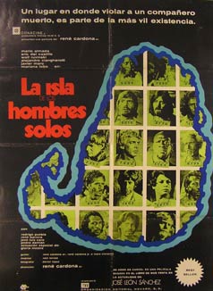 Item #55-3007 La Isla de los Hombres Solos. Movie poster. (Cartel de la Película). Eric del...