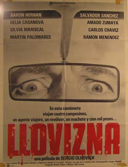 Item #55-3045 Llovizna. Movie poster. (Cartel de la Película). Delia Casanova Dirección:...