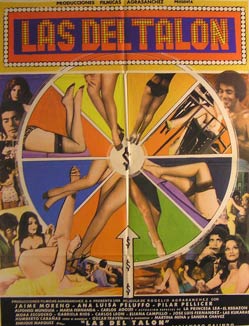 Item #55-3065 Las Del Talon. Movie poster. (Cartel de la Película). Ana Luisa Peluffo Dirección: Alejandro Galindo. Con Jaime Moreno, Pilar Pellicer.