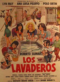 Item #55-3116 Los Lavaderos. Movie poster. (Cartel de la Película). Ana Luisa Peluffo...