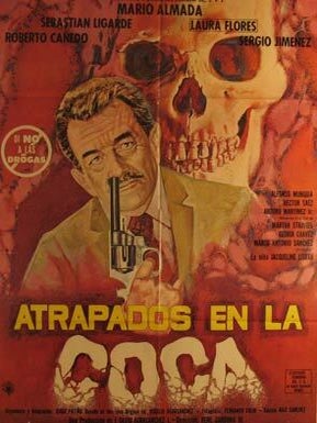 Item #55-3130 Atrapados en la Coca. Movie poster. (Cartel de la Película). Sebastian Ligarde...