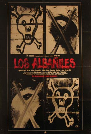 Direccin: Jorge Fons. Con Ignacio Lopez Tarso, Jaime Fernandez, Jose Alonso - Los Albaniles. Movie Poster. (Cartel de la Pelcula)