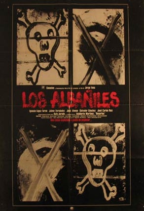 Item #55-3140 Los Albaniles. Movie poster. (Cartel de la Película). Jaime Fernandez...