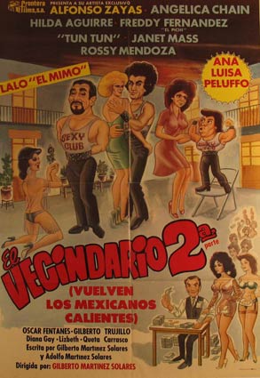 Item #55-3141 El Vecindario 2a Parte. Movie poster. (Cartel de la Película). Angelica Chain...