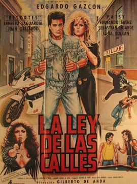 Item #55-3153 La Ley de las Calles. Movie poster. (Cartel de la Película). Edgardo Gazcon...