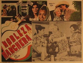 Item #55-3164 Nobleza Ranchera. Movie poster. (Cartel de la Película). Veronica Castro...