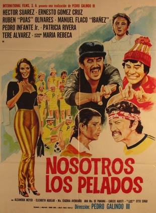 Item #55-3172 Nosotros los Pelados. Movie poster. (Cartel de la Película). Ernesto Gomez Cruz...