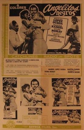 Item #55-3184 Angelitos Negros. Movie poster. (Cartel de la Película). Martha Rangel...