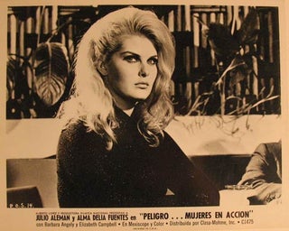 Item #55-3233 Peligro... Mujeres en Accion! Movie poster. (Cartel de la Película). Alma Delia...