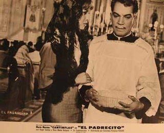 Item #55-3235 El Padrecito. Movie poster. (Cartel de la Película). Ángel Garasa...