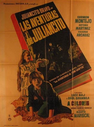 Item #55-3242 Las Aventuras de Juliancito. Movie poster. (Cartel de la Película). Carmen Montejo...