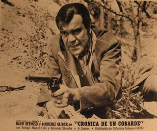 Item #55-3246 Cronica de un Cobarde. Movie poster. (Cartel de la Película). David Reynoso...