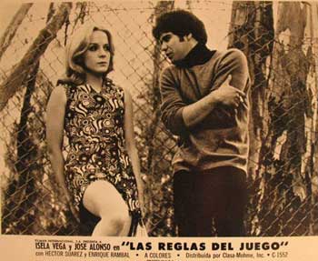 Direccin: Mauricio Walerstein. Con Isela Vega, Jose Alonso, Pilar Bayona - Las Reglas Del Juego. Movie Poster. (Cartel de la Pelcula)