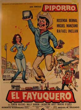 Item #55-3262 El Fayuquero. Movie poster. (Cartel de la Película). Rosenda Bernal...