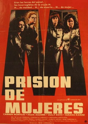 Item #55-3281 Prision de Mujeres. Movie poster. (Cartel de la Película). Hilda Aguirre...