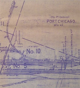 Southern Pacific Lines (San Francisco, Calif.) - Right of Way and Track Map. Port Chicago, Contra Costa County, California