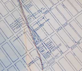 Item #56-0286 Industrial Map of San Jose, Alameda County, California. Southern Pacific Lines, Calif San Francisco.