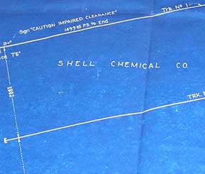 Item #56-0308 Map of Shell Point, West Pittsburg, Contra Costa County, California. Southern Pacific Lines, Calif San Francisco.