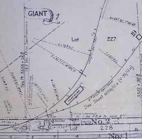 Item #56-0441 RIght of Way and Track Map, Giant, Contra Costa County, CA. Southern Pacific Lines, Calif San Francisco.