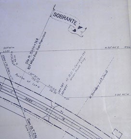 Item #56-0442 RIght of Way and Track Map, Sobrante, Contra Costa County, CA. Southern Pacific...