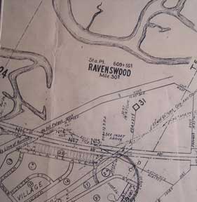 Item #56-0450 Right of Way and Track Map of Ravenswood and Henderson, San Mateo County, CA....