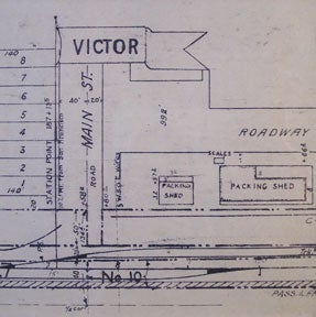 Item #56-0460 Right of Way and Track Map of Lodi - Woodbridge to Valley Spring, San Joaquin...