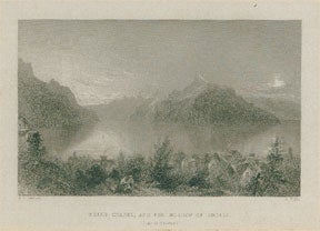 Item #59-0023 Tell's Chapel and the Meadow of Grutli: Lake of Lucerne. William Henry Bartlett