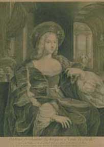 Chereau, Jacques after Raphal - Portrait de Jeanne D'Arragon Reine de Sicile