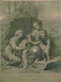 Item #59-0062 La Sainte Vierge. François de after Raphaël Poilly