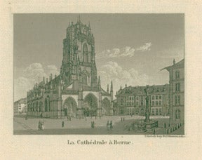 Dikenmann, R. - La Cathdrale  Berne