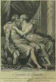 Item #59-0177 Jupiter et Junon. Bernard after Jules Romain Lépicier
