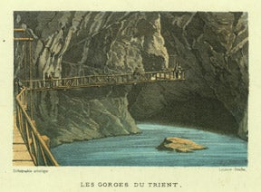 Item #59-0283 Les Gorges du Trient. Lelièvre-Drache