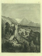 Item #59-0301 Thun am Thuner-See in der Schweiz. Johann Georg Martini