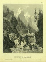 Item #59-0305 Reichenbach und das Wellhorn bei Rosenlaui. Johann Georg Martini