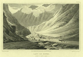 Item #59-0311 Lans le Bourg: Ascent to Mount Cenis. Elizabeth Frances Batty