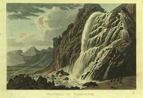 Item #59-0342 Waterfall of Pissevache. R. Ackermann